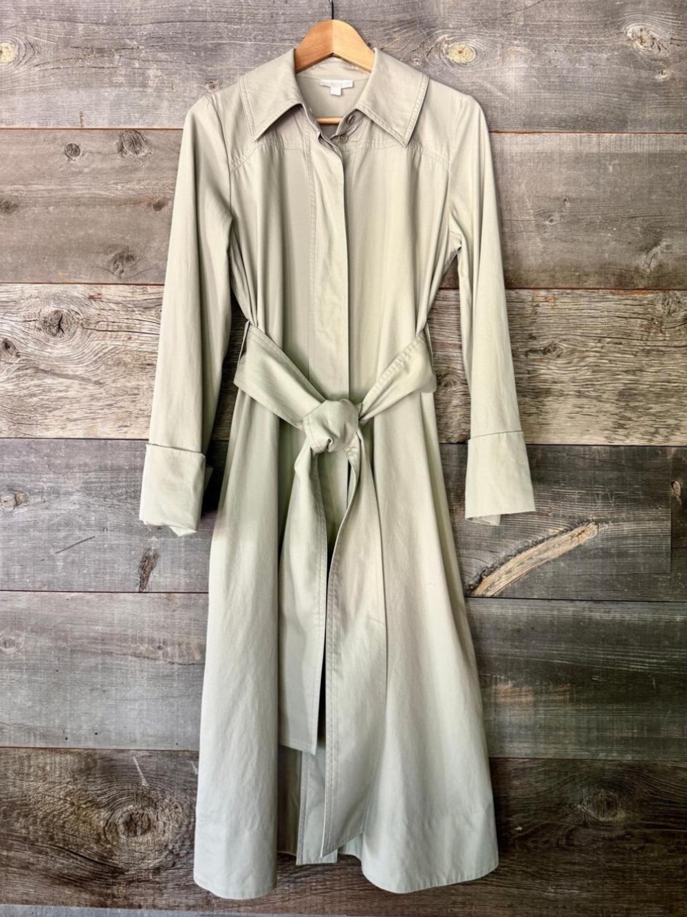 COS Classic Women's Lightweight Trench with Self Belt - Size 6
